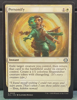 Personify U 0028 Uncommon Lorwyn Eclipsed Near Mint Card Game Magic MTG TCG - Image 1