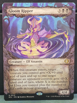 Gloom Ripper R 0312 Rare SHOWCASE Lorwyn Eclipsed Near Mint Card Game TCG MTG - Image 1