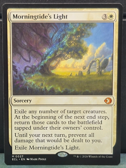 Morningtide's Light M 0027 Mythic Rare Lorwyn Eclipsed Near Mint Card Game MTG - Image 1