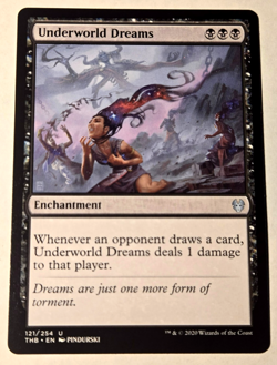 Underworld Dreams x1 Theros Beyond Death NM/M MTG + *BONUS FULL ART LAND* - Image 1