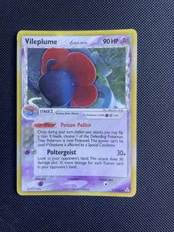 VILEPLUME 17/110 Holo pokemon card EX HOLON PHANTOMS 2006 LP - Image 1