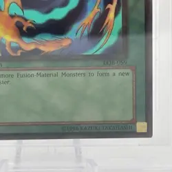 BGS 9 MINT Polymerization LOB-059 Super Rare 1st Edition Yugioh Graded Card - Image 5