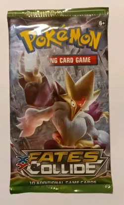 Pokemon TCG Fates Collide Booster Pack of 10 Cards - Factory Sealed - Brand New! - Image 1