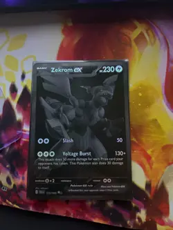 Zekrom - 172/86 - Black Card - Hyper Rare Card - Black Bolt - Pack Fresh - Image 1