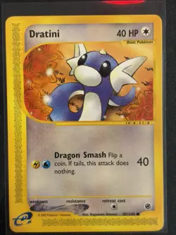 Pokemon Dratini Expedition Base Set 107/165 Common Regular 2002 Card - Image 1