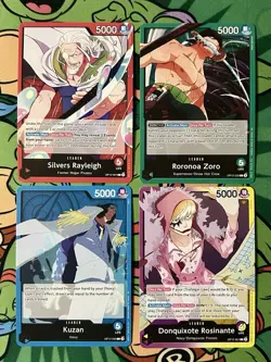 One piece TCG: OP-12 C/UC Bulk Playset Lot with 4 Leader Cards - Image 2
