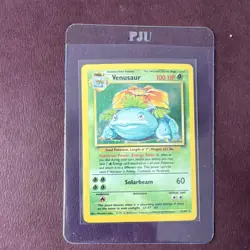 Pokemon Venusaur 15/102 Base Set Holo Rare Seed 100 HP Wizards 1999 Card English - Image 1