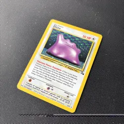 Pokemon Card Fossil Set Holo Ditto 3/62 WOTC - Image 3