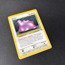 Pokemon Card Fossil Set Holo Ditto 3/62 WOTC - Image 4