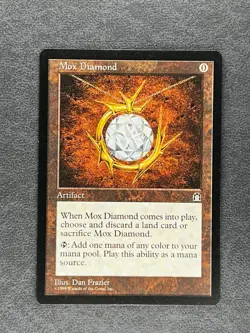 MTG English Mox Diamond Stronghold- Near Mint Rare - Image 1