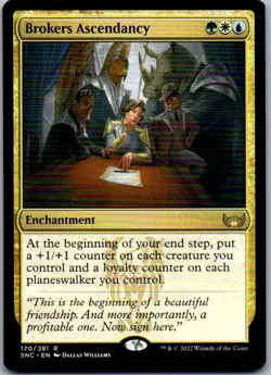 Brokers Ascendancy 170/281 Foil Streets of New Capenna SNC MTG LP - Image 1