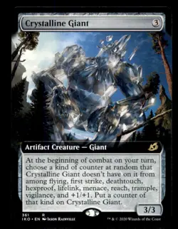MTG Crystalline Giant LP Light Play Ikoria: Lair of Behemoths [736] - Image 1