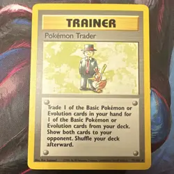Pokemon Trader Trainer Rare Base Set Wizards 77/102 English Card - Image 1