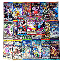 16 PACKS RANDOM Pokemon TCG Cards Booster Variety Bundle Factory SEALED KOREAN - Image 1