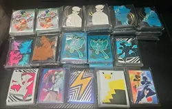 Pokemon ETB Card Sleeve Lot 41 - NEW Sealed Opened Evolving skies Prismatic Etc. - Image 1