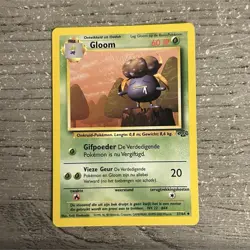 Pokemon Gloom 37/64 Jungle 60 HP Stage 1 Uncommon Dutch 1999 Regular Card - Image 1