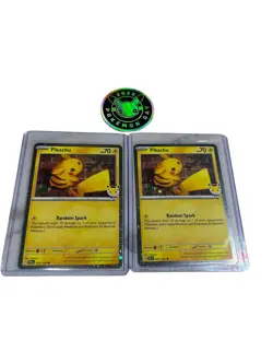 Pikachu 51/162 Stamped 2026 Pokemon Day 30th Anniversary Promo TCG x2 - Image 1