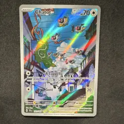Pokemon Chatot Illustration Rare SV05 Temporal Forces 181/162 Holo 70 HP English - Image 1
