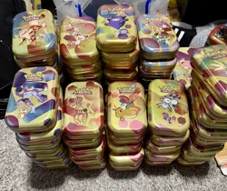 *EMPTY* *75 - Pokemon 151 Mini Tin- Including ART and COINS. NO PACKS! - Image 1