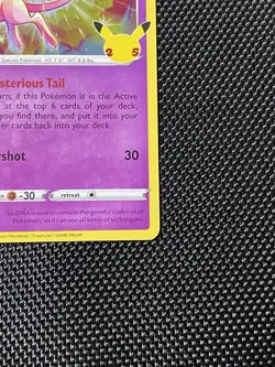 Mew 011/025 Celebrations Holo Pokemon Card - Image 4