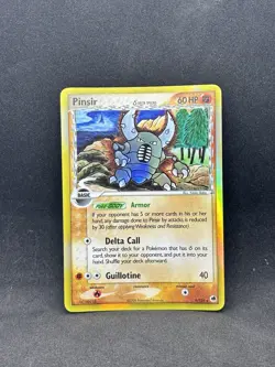 Pokemon TCG Pinsir Holo Rare Delta Species 9/110 NM 2006 - Image 1