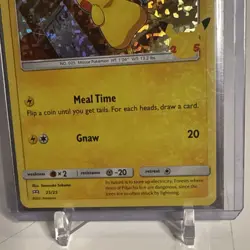 Pokemon Pikachu Holo Promo McDonald's 25th Anniversary 25/25 Basic 60HP 2021 - Image 3