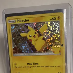 Pokemon Pikachu Holo Promo McDonald's 25th Anniversary 25/25 Basic 60HP 2021 - Image 4