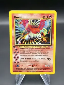 Ho-oh - 1st Edition - Holo - 7/64 Neo Revelation - WOTC - Pokemon TCG - 2000 - Image 1