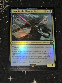 Sephiroth, Planet's Heir 553, Final Fantasy FOIL, FIN MTG TCG - Image 1