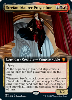 Strefan, Maurer Progenitor (Extended Art) Innistrad: Crimson Vow Commander NM - Image 1