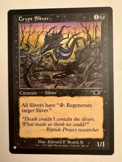 MTG - Crypt Sliver - NM - The List - Mystery Booster 2 - Image 1