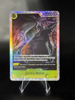 One Piece Gecko Moria - OP14-104 The Azure Sea's Seven Foil NM/M SR - Image 3