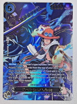 One Piece TCG Portgas.D.Ace EB02-028 (SP) - Carrying On His Will OP13 SP NM - Image 1