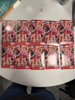 ONE PIECE Heroines EB-03 Lot x10 Sleeved Booster pack English Ships Today - Image 1