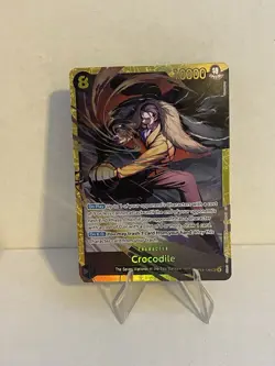 One Piece TCG Crocodile OP14-120 Secret Rare Gold Foil - Image 1