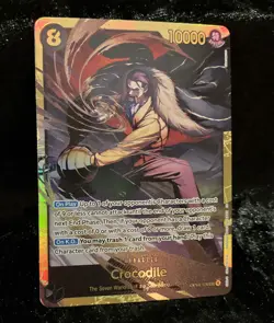 Crocodile -OP14-120 SEC One Piece TCG Azure Sea's Seven Foil NM-M Secret Rare! - Image 3