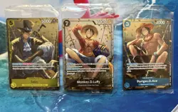 One piece mini tin promo vol 2 Set Of 3 Op-13 ENGLISH Luffy, Sabo, Ace Sealed - Image 1