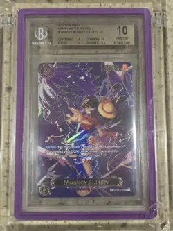 Monkey D Luffy SP OP09-119 OP13 Carrying Will One Piece - Beckett BGS 10 - Image 1