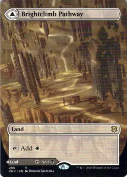 MTG Brightclimb Pathway (Borderless) (285) | NM | Zendikar Rising (ZNR) - Image 1