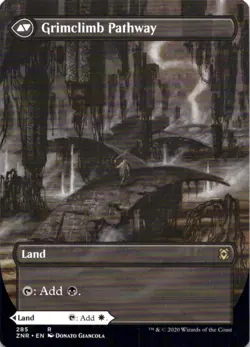 MTG Brightclimb Pathway (Borderless) (285) | NM | Zendikar Rising (ZNR) - Image 2