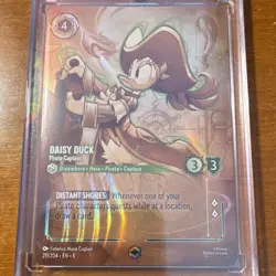 Disney Daisy Duck - Pirate Captain Lorcana TCG Character Card 211/204 Enchanted - Image 1