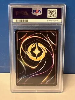 2023 DISNEY LORCANA EN 2-RISE OF THE FLOODBORN ENCHANTED #215 HERCULES PSA 10 - Image 2