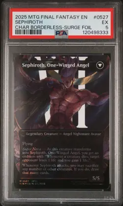 2025 MAGIC THE GATHERING SEPHIROTH, ONE-WINGED ANGEL PSA 5 - Image 1