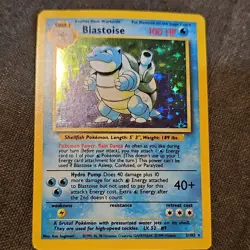 Pokemon Holo Card Lot - Blastoise, Mewtwo, Snorlax, Flareon, Moltres - 1999 - Image 1