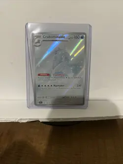 Pokemon TCG Stellar Crown Crabominable Illustration Card 149/142 Rare - Image 1