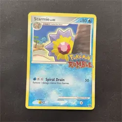 Pokemon Starmie Rumble Promo Card 5 Stage 1 HP 80 Regular English 2009 - Image 1