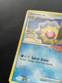 Pokemon Starmie Rumble Promo Card 5 Stage 1 HP 80 Regular English 2009 - Image 2