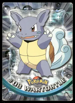 Pokemon Cards Wartortle #8 Topps Trading Cards Series 1 HP *1 - Image 1