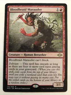 MTG Modern Horizons 2 Bloodbraid Marauder 116/303 NM Rare - Image 1