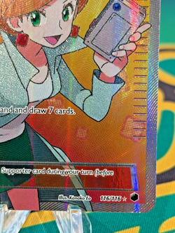 Professor Juniper 116/116 Plasma Freeze Full Art Holo Trainer Pokemon Card LP - Image 5